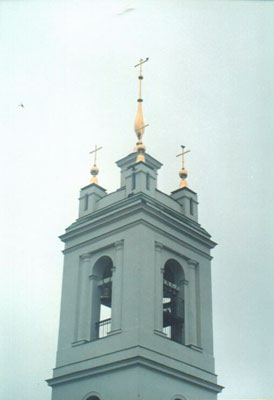 Konstantinovo: Church on breakage 